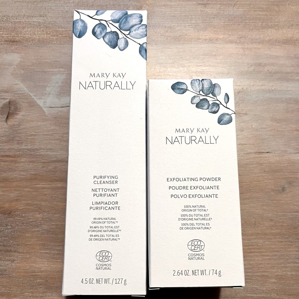 Mary Kay Naturally Cleanser & Exfoliating Powder